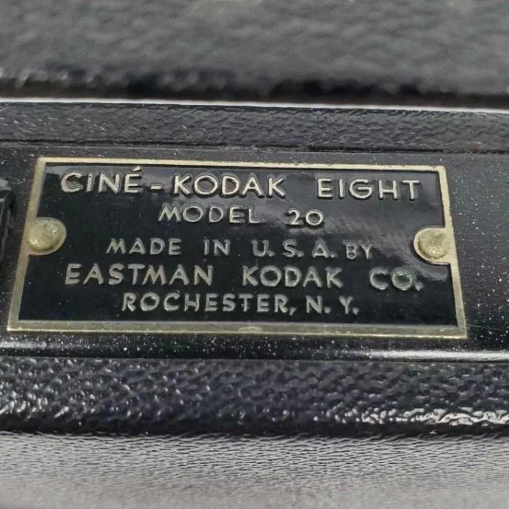 The First 8mm Film Camera 1932 Kodak Ciné-Eight Model 20, Made in the USA